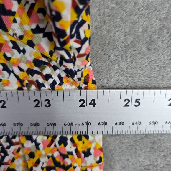 Womens Est. 1946 Multicolor Chevron Pattern Blouse Short-Sleeve Size 18/20W - Picture 5 of 8